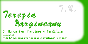 terezia margineanu business card